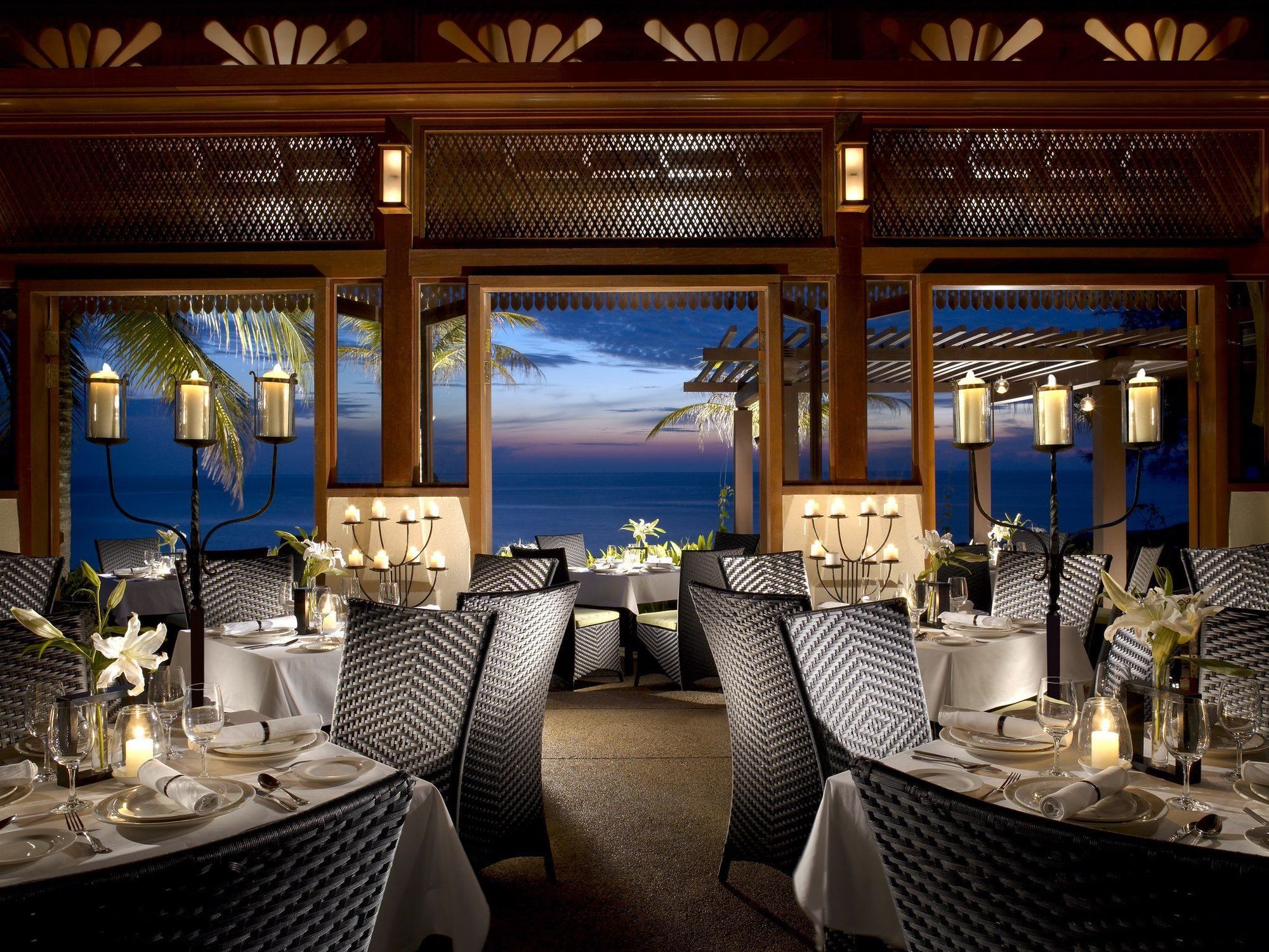 Tanjong Jara Resort, Terengganu - A Small Luxury Hotels Of The World Dungun Restaurace fotografie The Beach Club at The Four Seasons Resort Maui